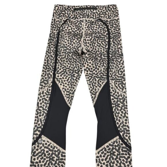 Lululemon Pedal To The Medal 7/8 Tight Luxtreme In Ace Spot Grain Black Size 4 - Picture 6 of 8